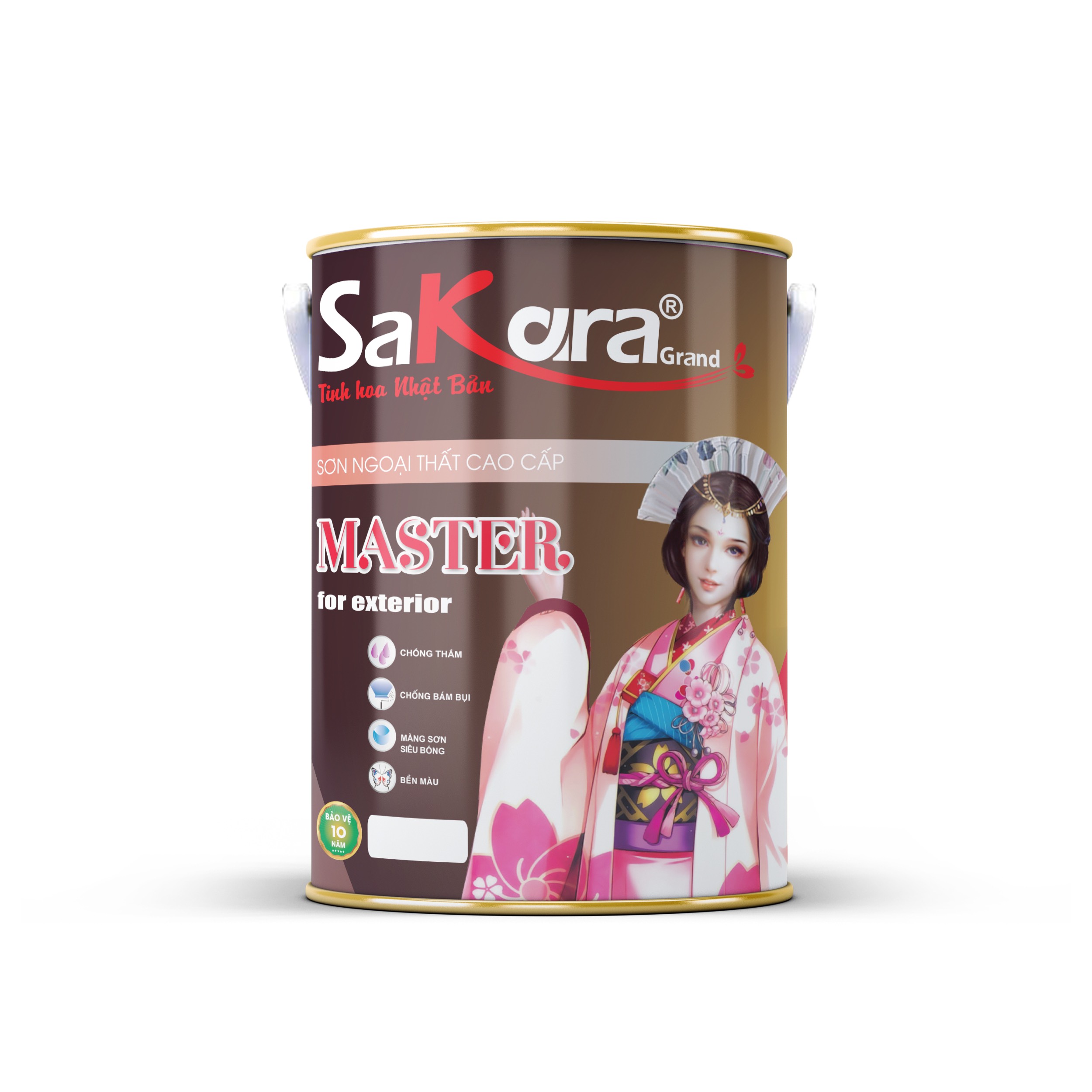 Sơn ngoại thất (Siêu Bóng, Siêu cứng Bảo vệ 10 năm) MASTER